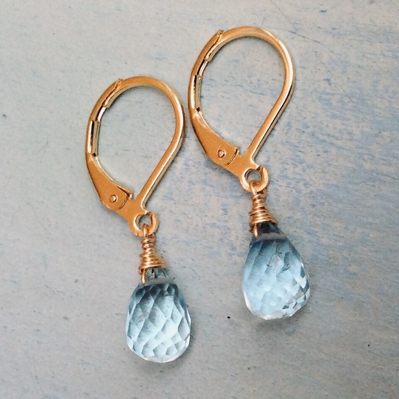 Sundance Charm Aquamarine Earrings - Picture 5 of 8